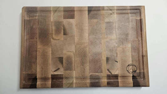 Bloc de boucher en bois polyvalent pour découpe, 16 x 12 x 2.5 pouces, durable et élégant pour votre cuisine.