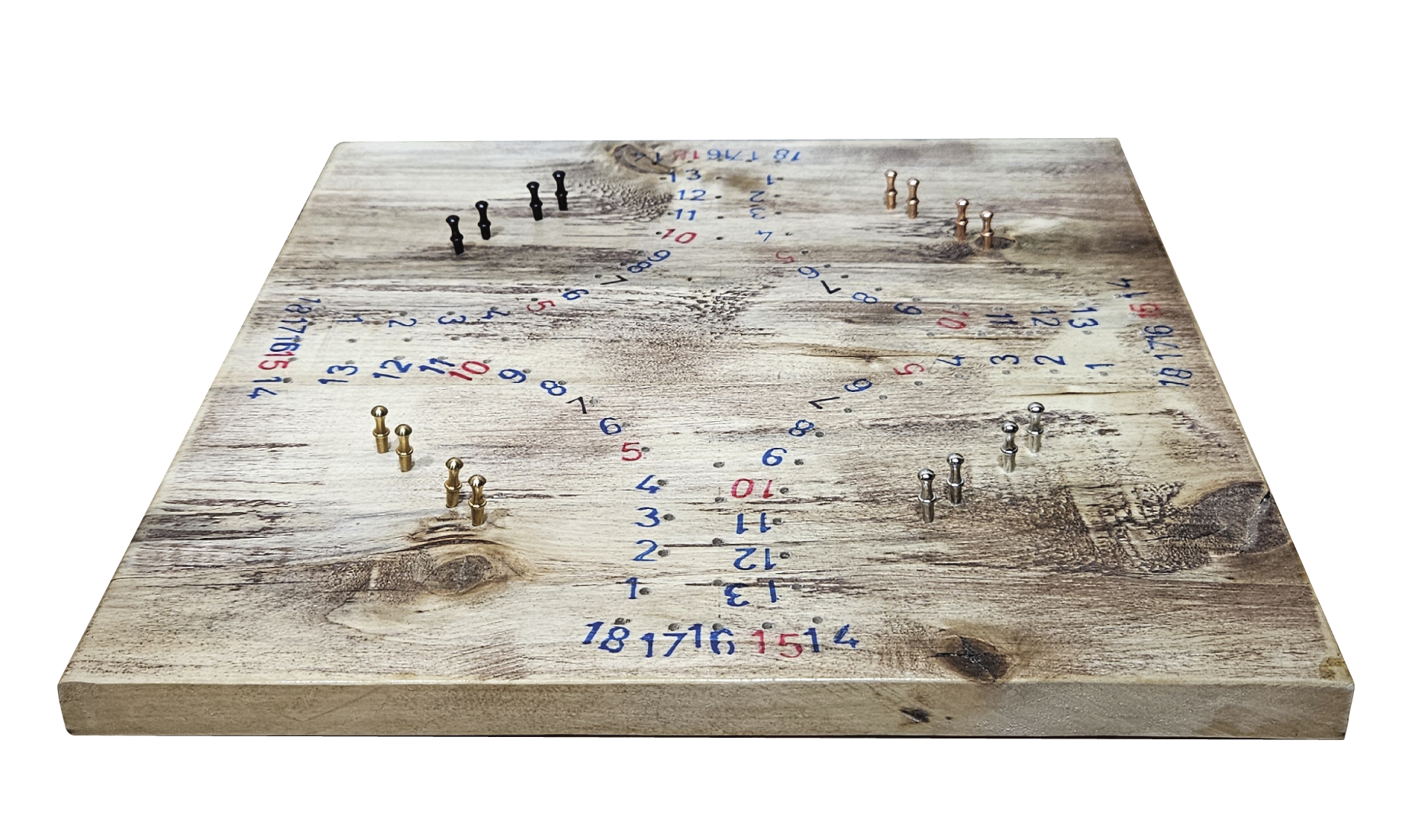 Jeu de Toc en bois format voyage compact artisanal durable