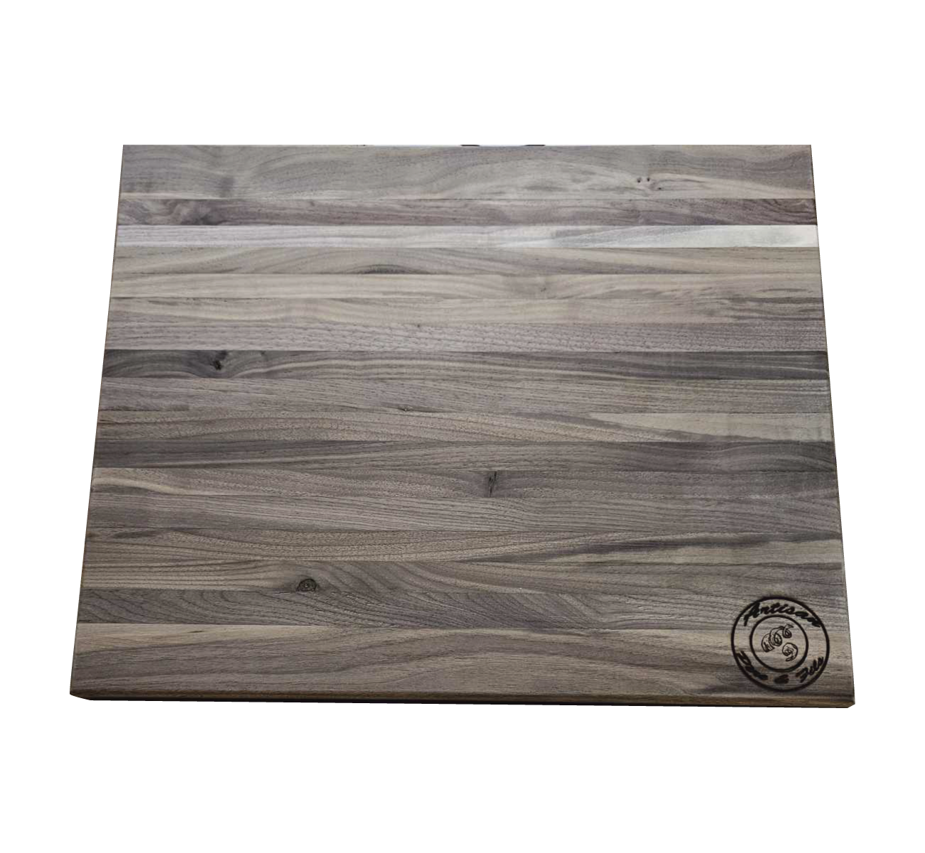 Planche service 100% noyer bois massif finition artisanale robuste élégante