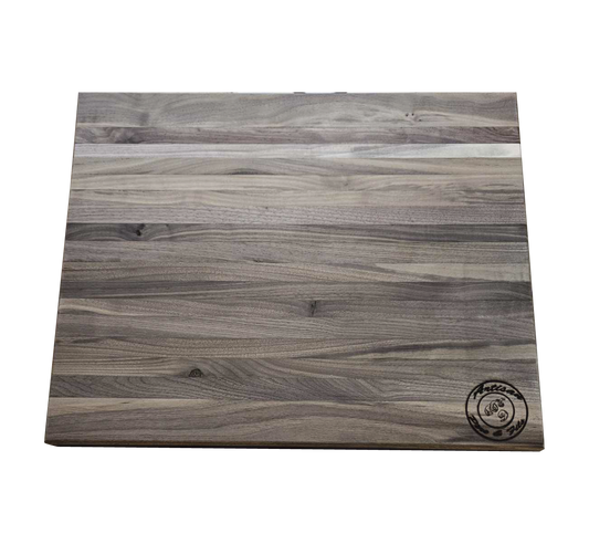 Planche service 100% noyer bois massif finition artisanale robuste élégante